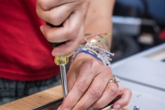 CrtrGrl attaching the locking tray sliders