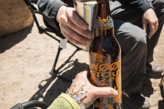 We enjoyed a nice strong beer back at camp