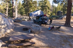 Our camp setup the second night