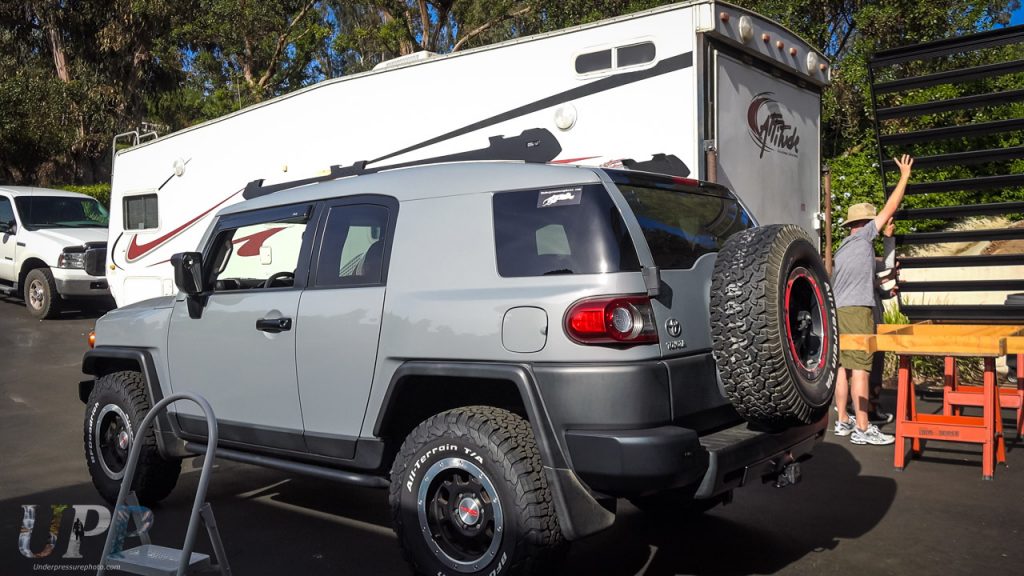 Flipping the roof rack before installation